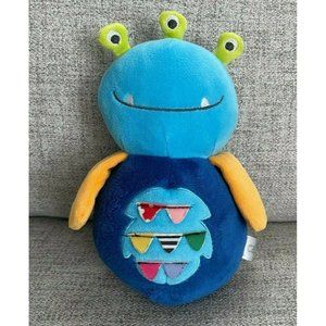 Carter’s Baby 3-eyed Alien Monster Wobble Chime Rattle Stuffed Animal Plush